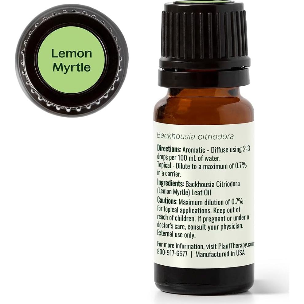 Aceite Esencial de Mirtillo de Limón Plant Therapy 10 mL Puro