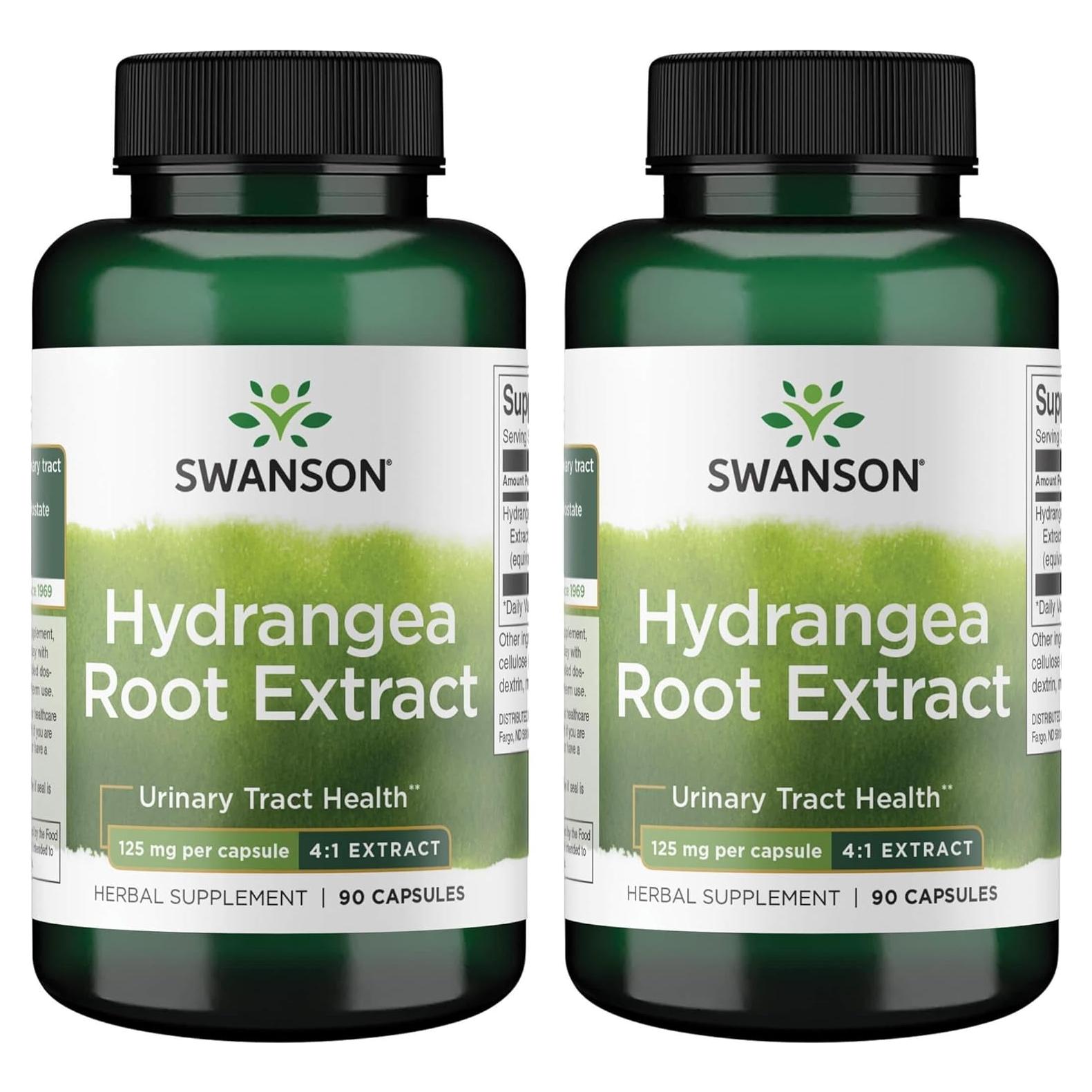 Extracto de Raíz de Hortensia Swanson - 90 Cápsulas - Apoyo Urinario