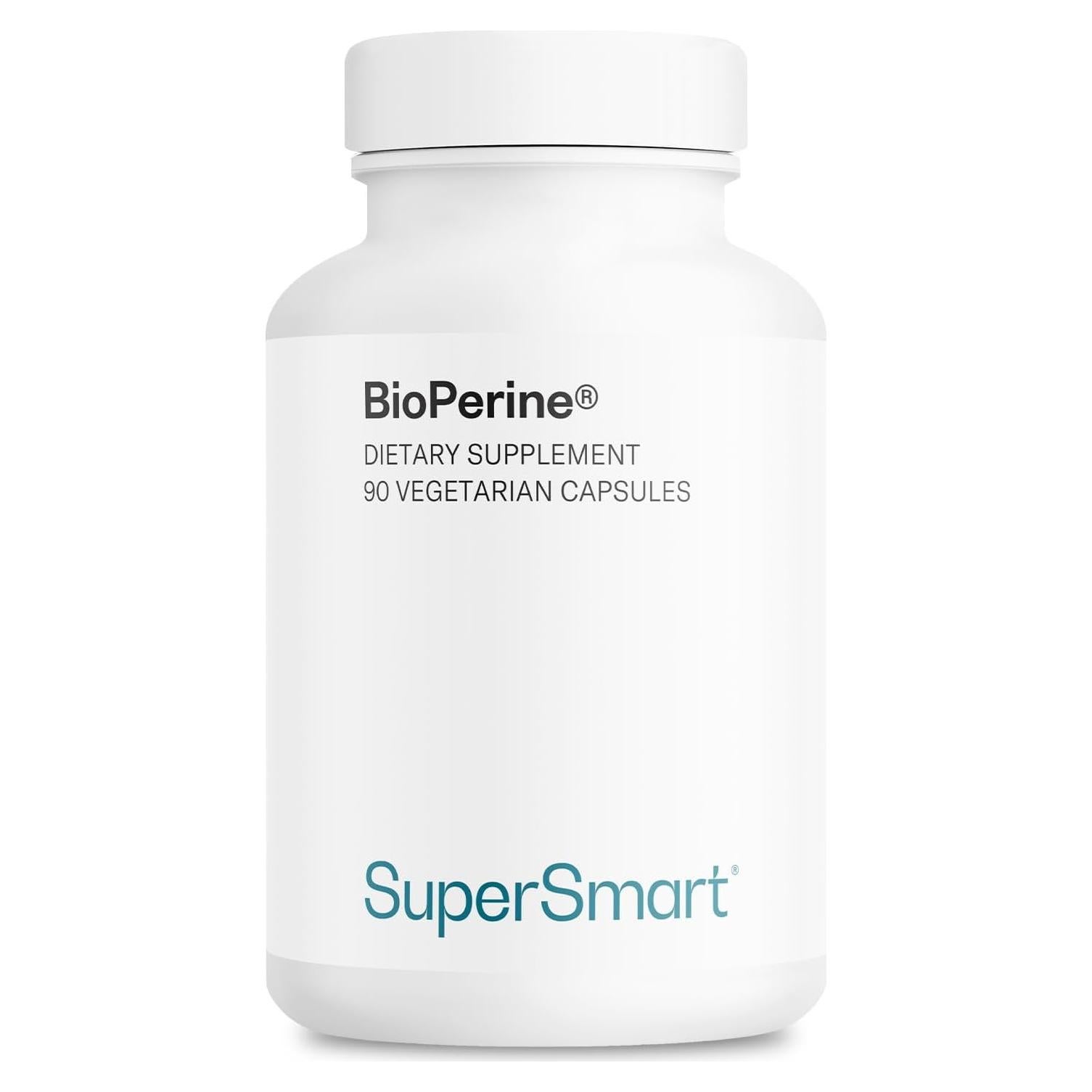 Suplemento Bioperina 30mg Supersmart - 90 Cápsulas Vegetarianas