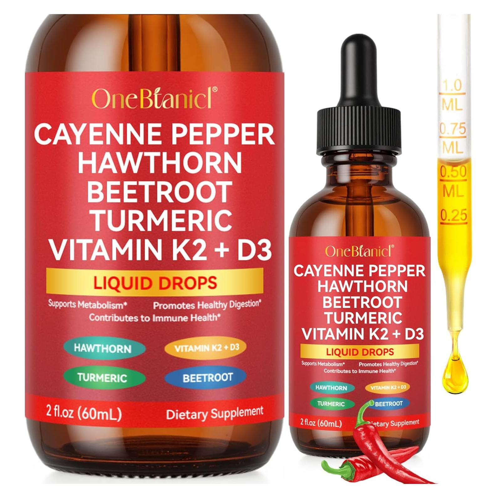 Gotas de Pimienta de Cayena Tooffi 59.15 ml - Salud Circulatoria