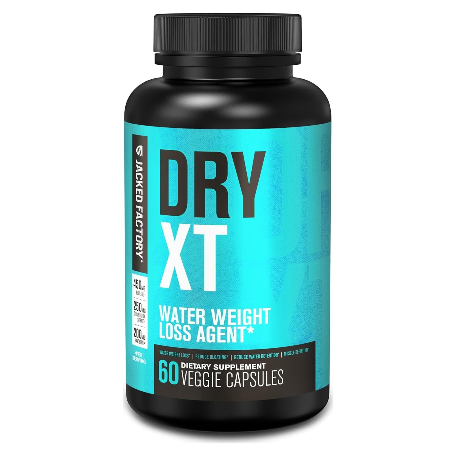 Píldoras Diuréticas Jacked Factory Dry-XT 60 Cápsulas Vegetales