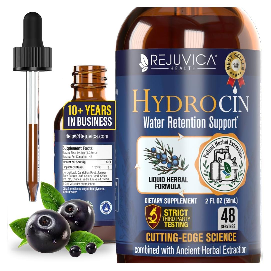 Hydrocin Suplemento Líquido Natural para Retención de Agua 140g