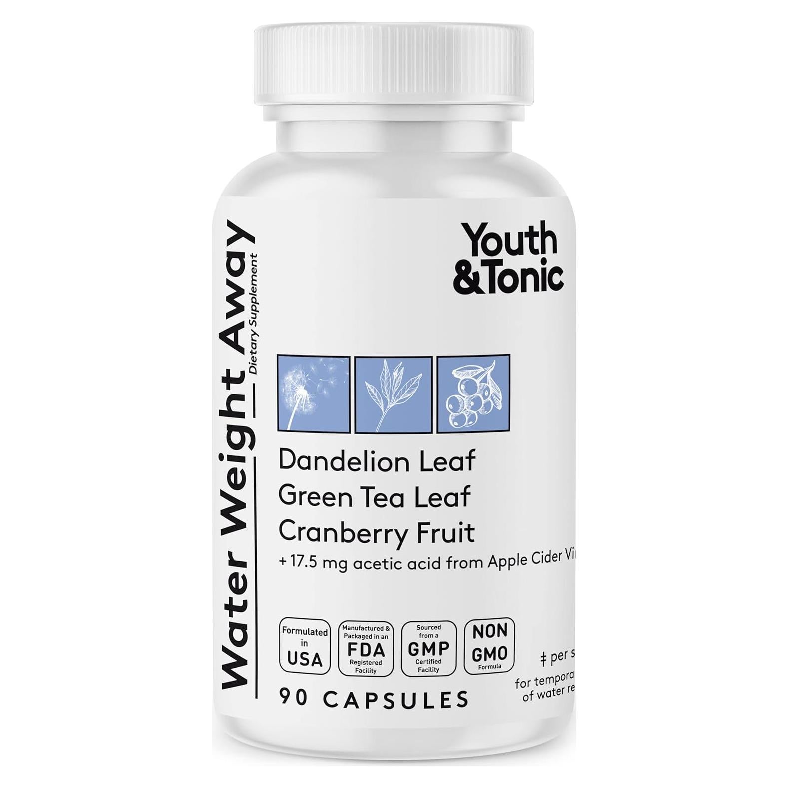 Pastillas Herbales Diuréticas OFC Molecular - 90 Cápsulas