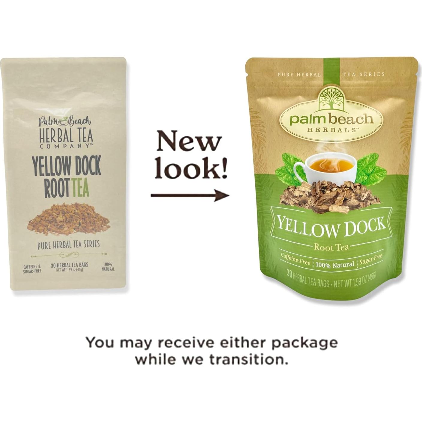 Té de Raíz de Dock Amarillo Palm Beach 30 Bolsitas 45g