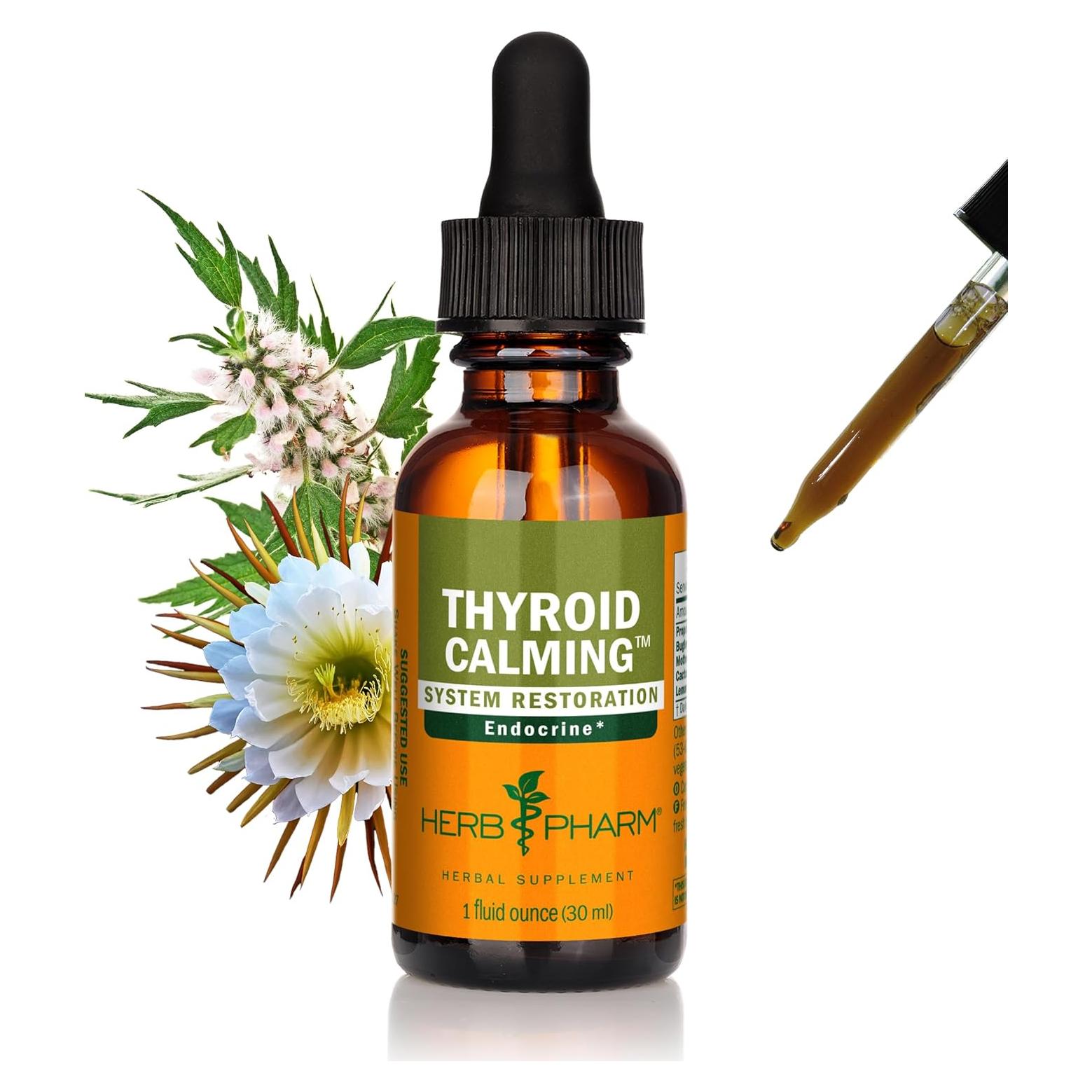 Herb Pharm Fórmula Herbal Líquida Calmante Tiroides 30ml