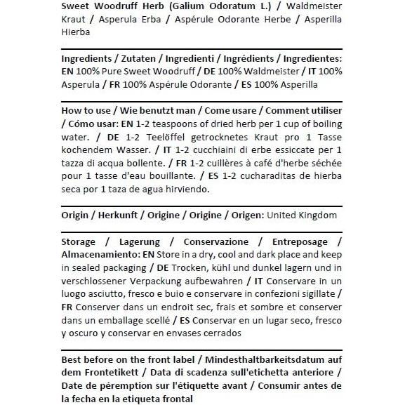 Té Herbal Health Embassy Hierba de Madera Dulce 50g