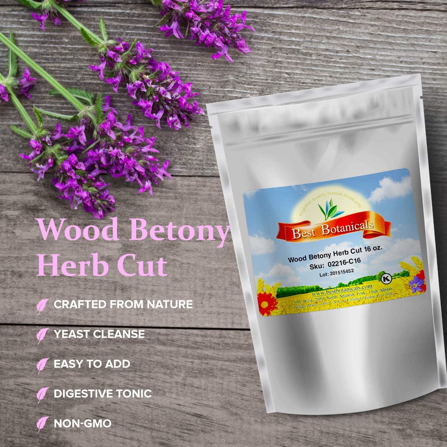 Hierba Betónica Cortada 453.6 g Mejores Botánicos