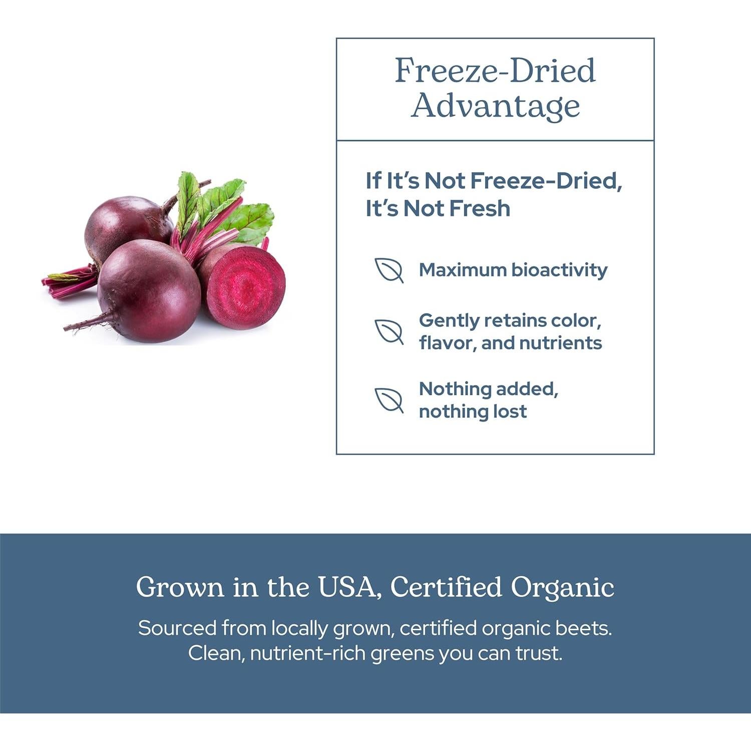 Jugo de Remolacha Liofilizado Eclectic Herb 50 Cápsulas 400 mg