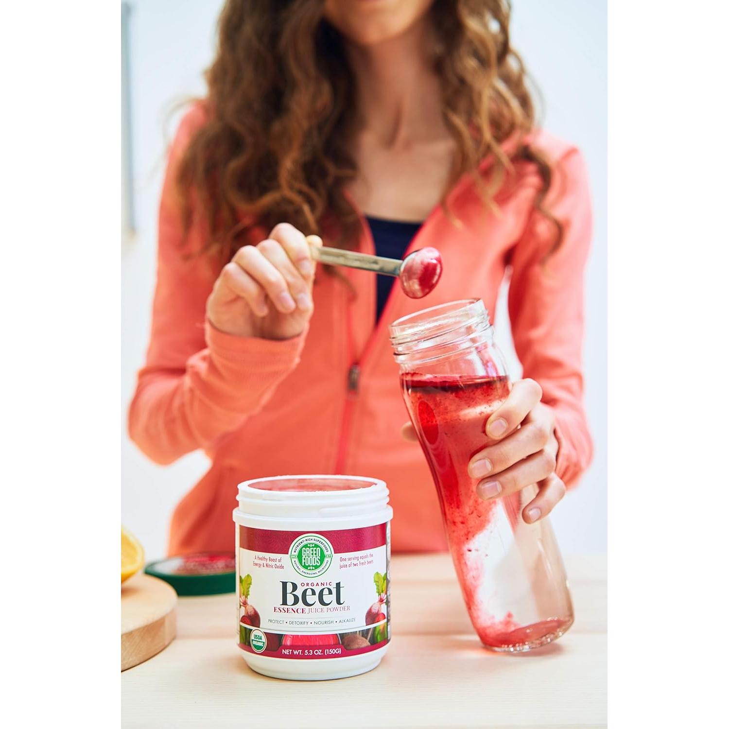 Esencia de Remolacha Green Foods 150g - Polvo Orgánico Nutritivo