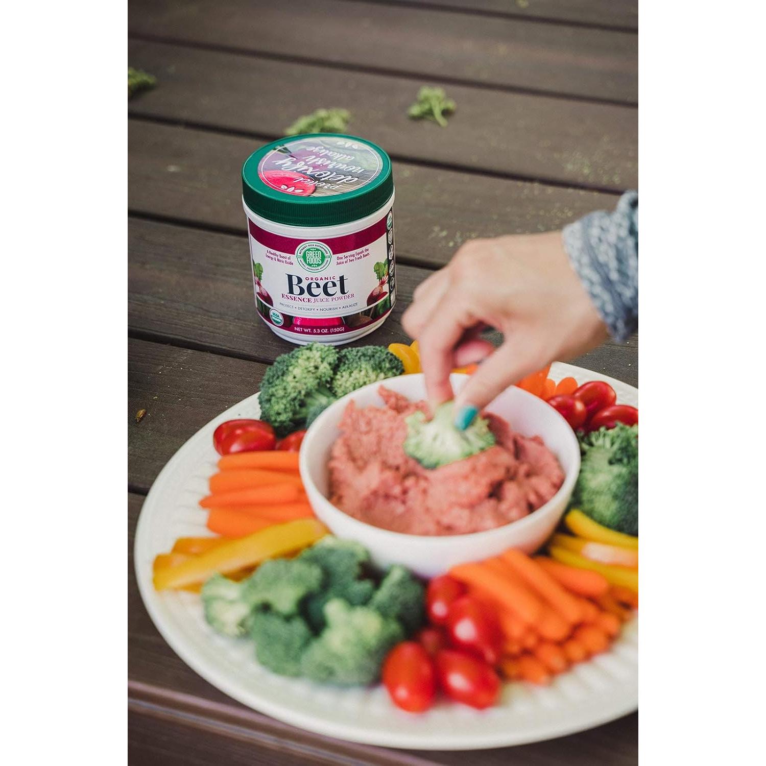 Esencia de Remolacha Green Foods 150g - Polvo Orgánico Nutritivo