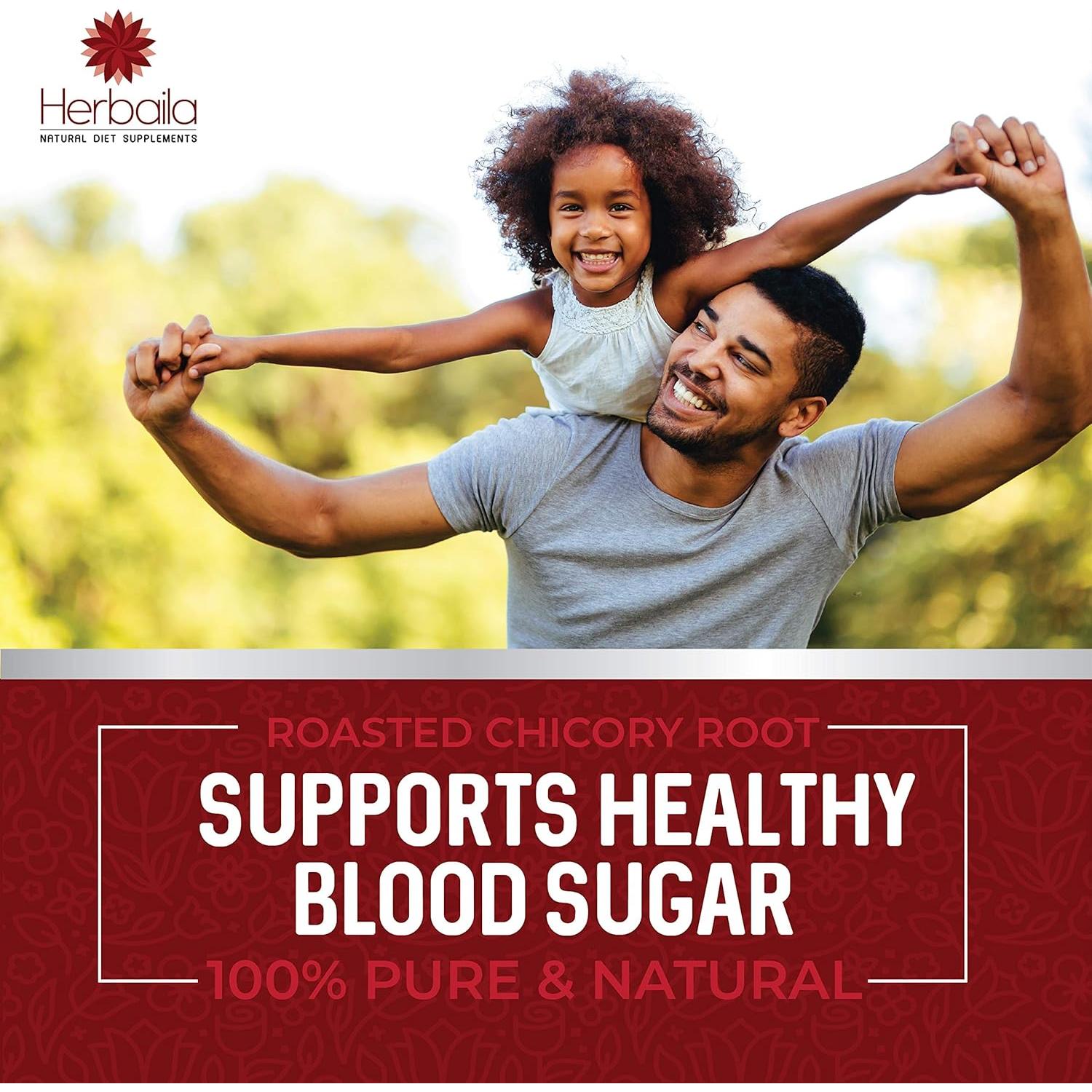 Granulados de Raíz de Achicoria Tostados Herbaila 0.45 kg - Café Sin Cafeína