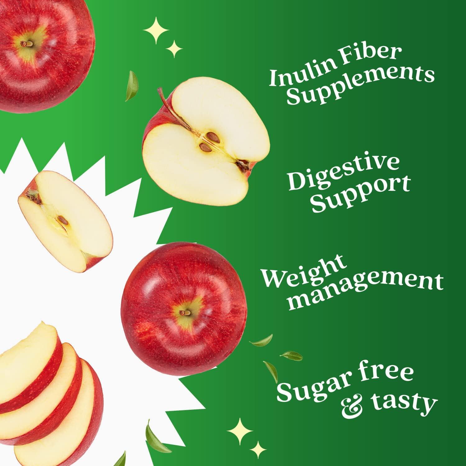 Gomas de Fibra BeLive - Suplemento Prebiótico 60 Ct Sabor Manzana
