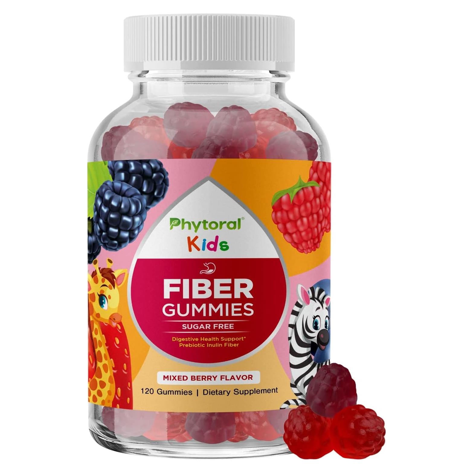 Gomitas de Fibra Prebiótica Phytoral 120 Unidades para Niños