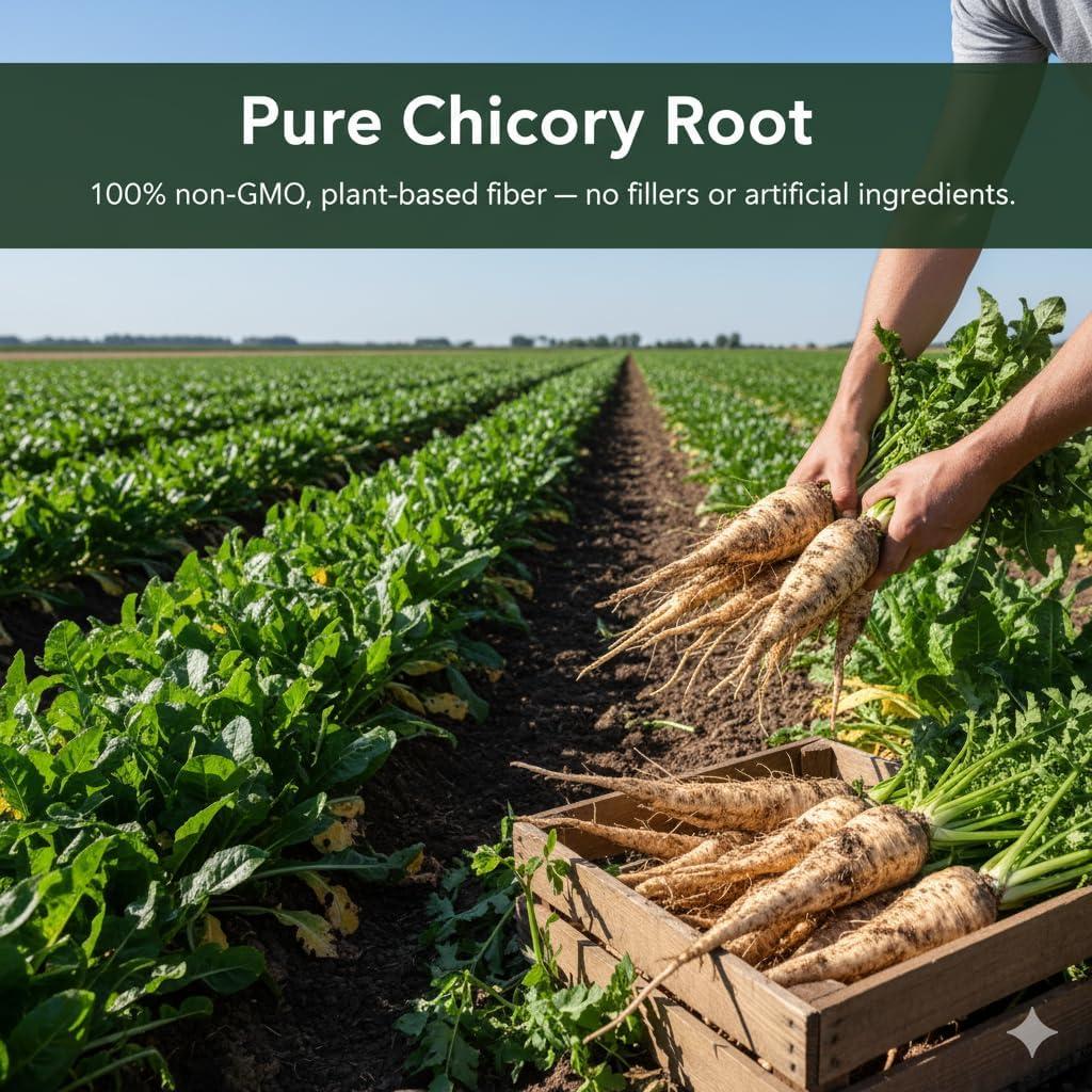 Polvo de Inulina Orgánica Jetsu 227g - Fibra Prebiótica Salud Digestiva