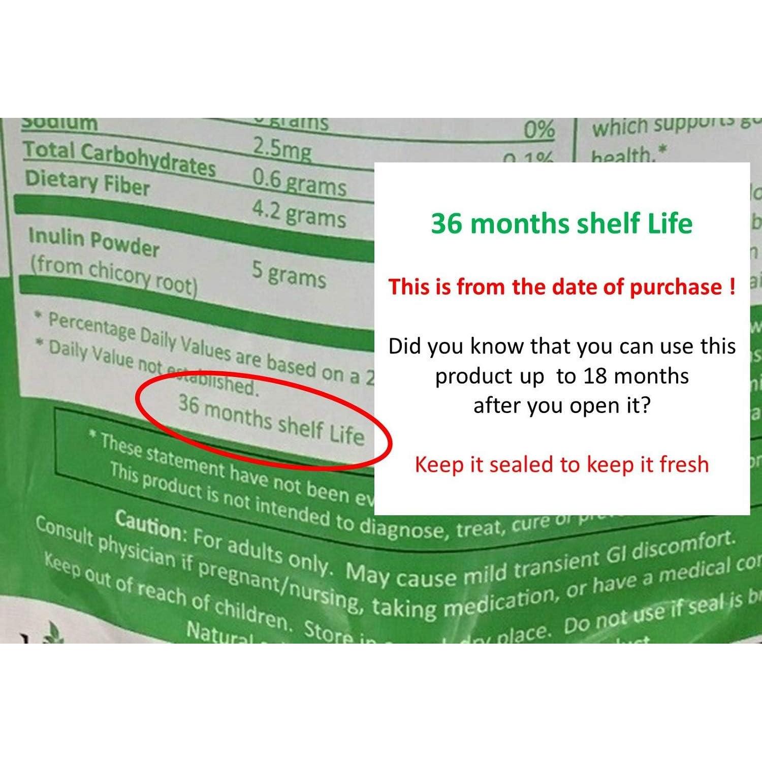 Polvo de Inulina Orgánica Jetsu 227g - Fibra Prebiótica Salud Digestiva