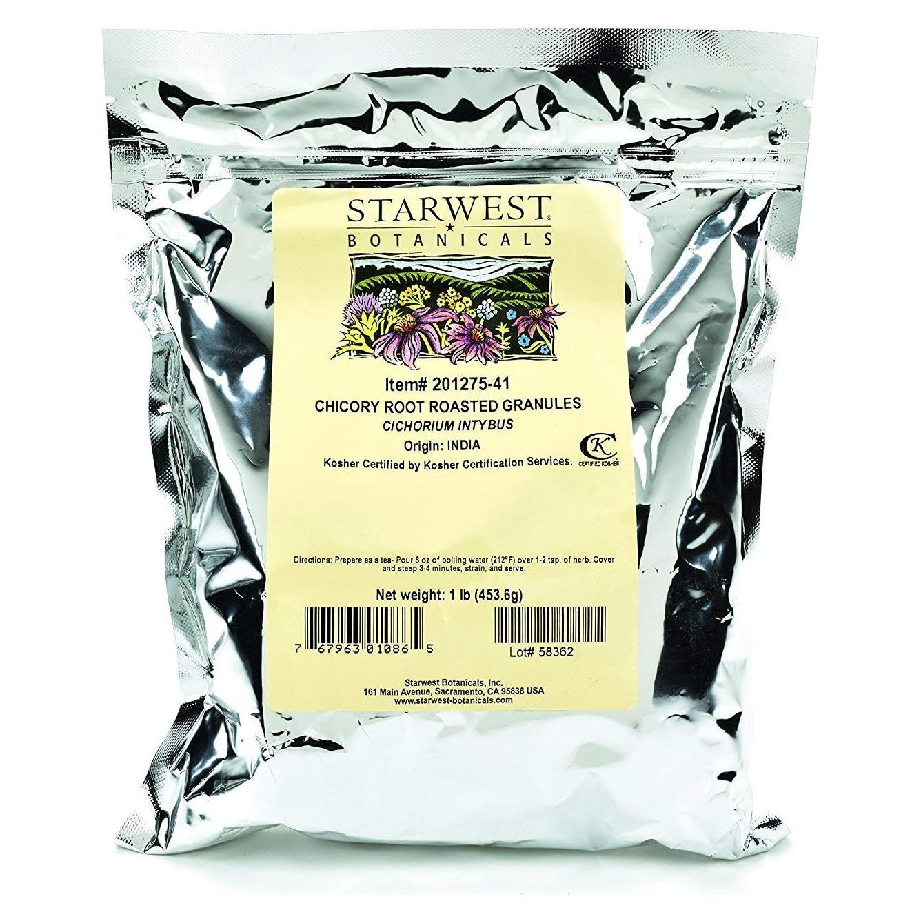 Gránulos de raíz de achicoria tostados Starwest 0.45 kg