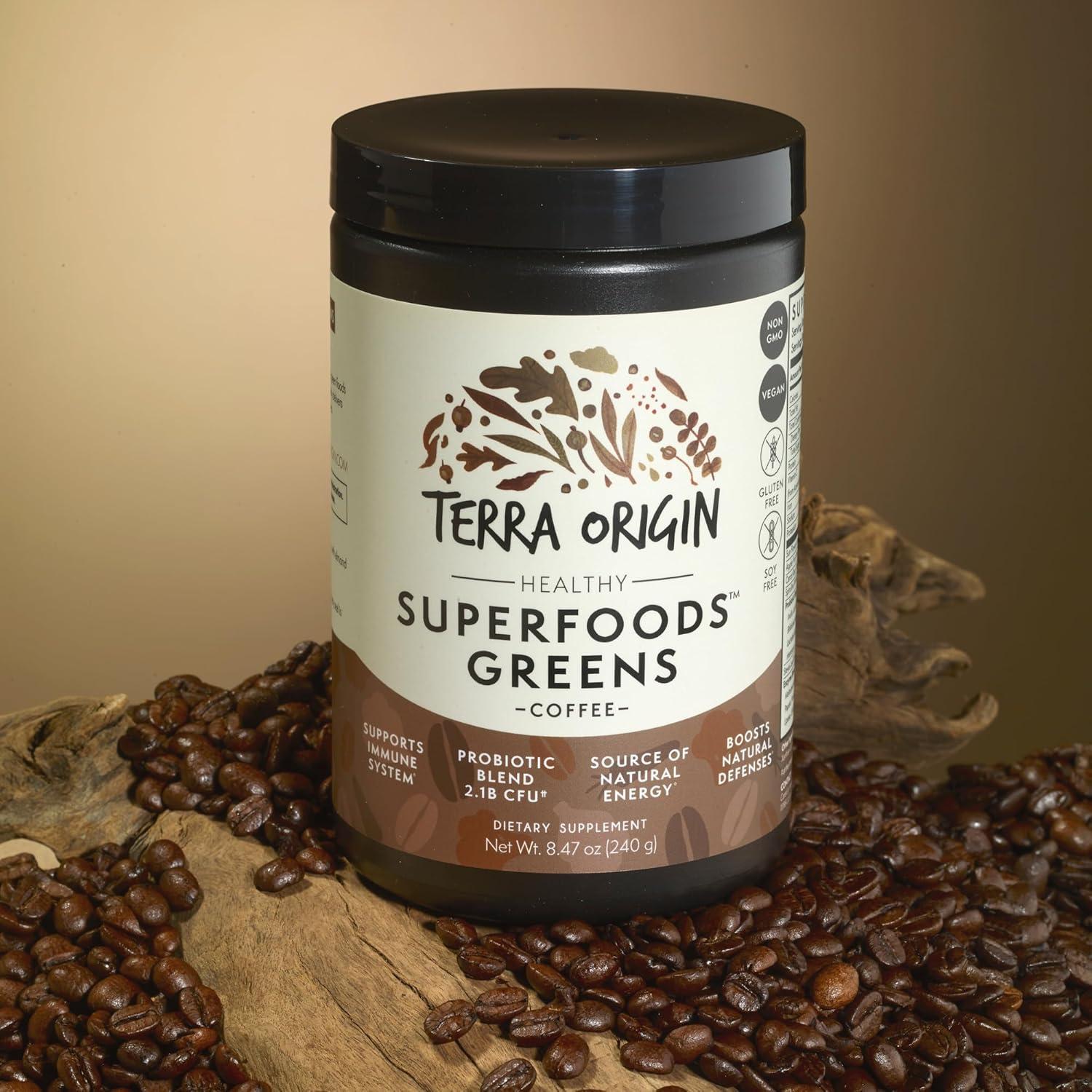 TERRA ORIGIN Superalimento Verde 240g - Soporte Inmunológico y Digestivo