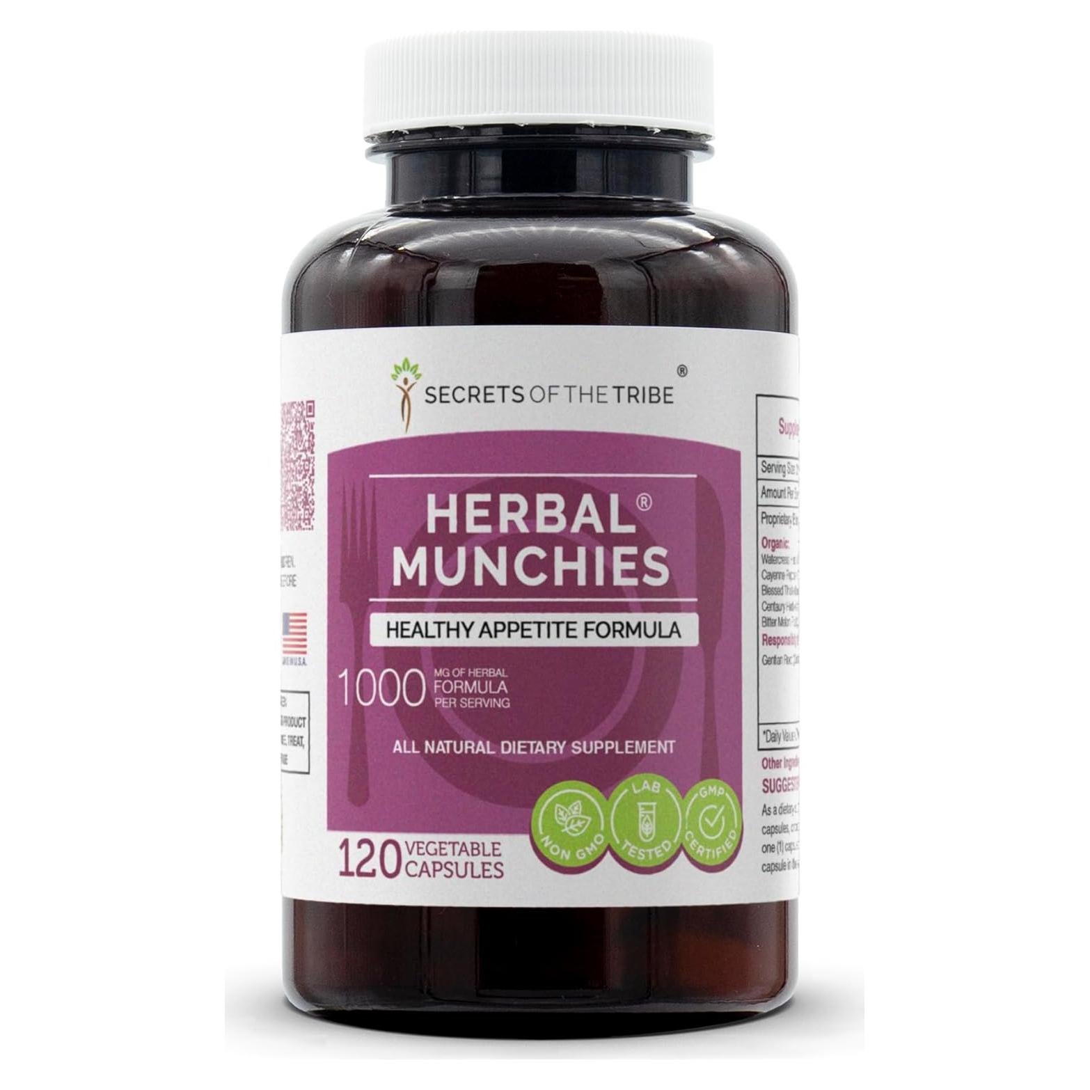 Cápsulas Herbales Secretos de la Tribu 120 Unidades 1000 mg