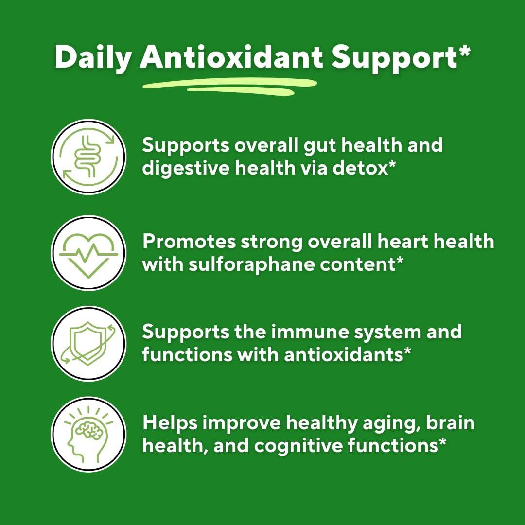 Suplemento de Brote de Brócoli Orgánico Vitapia 120 Cápsulas