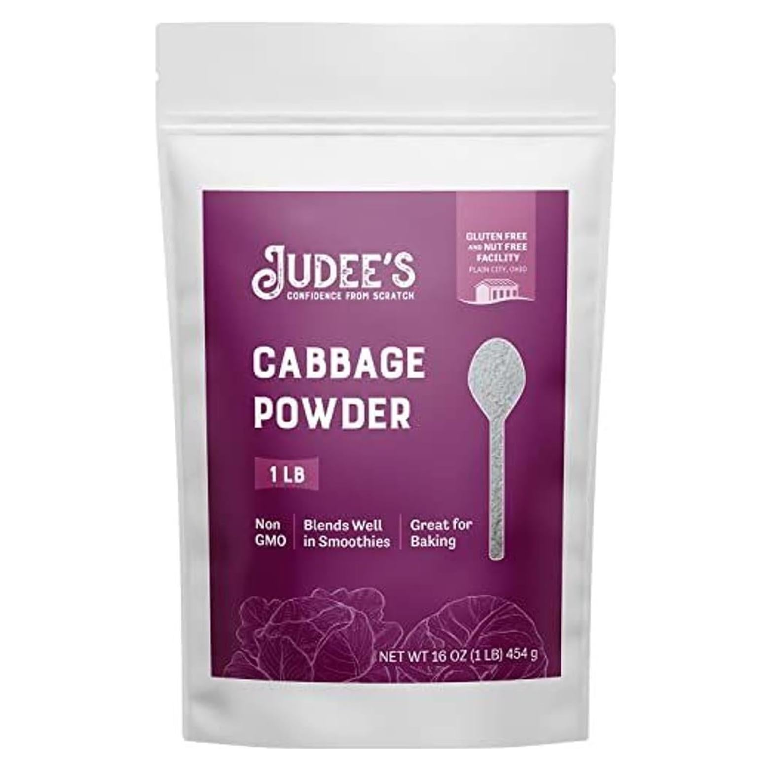 Polvo de Repollo Judee's 453g - 100% No OGM, Sin Gluten