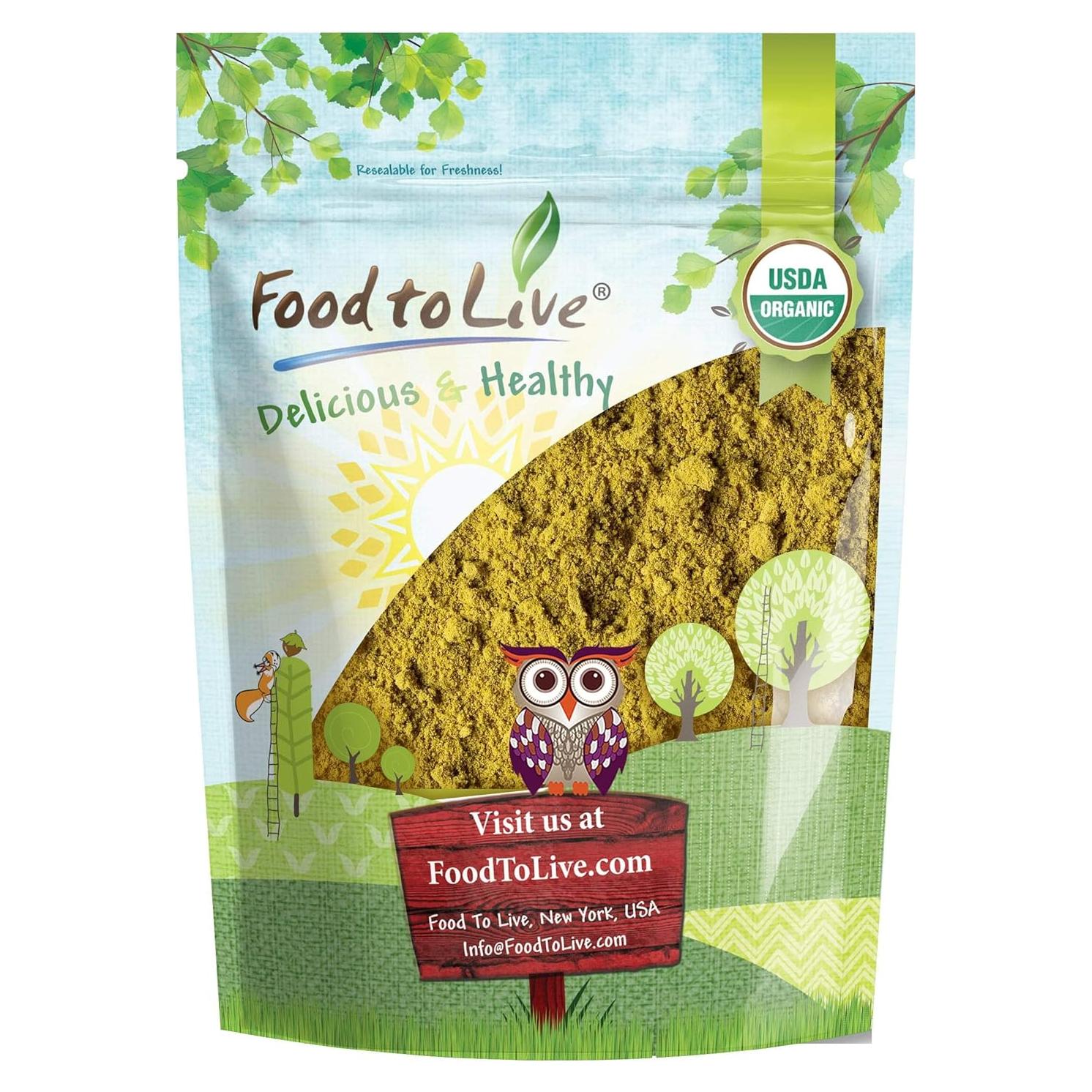 Polvo de Brotes de Brócoli Orgánico Food to Live 113g - Superalimento Vegano