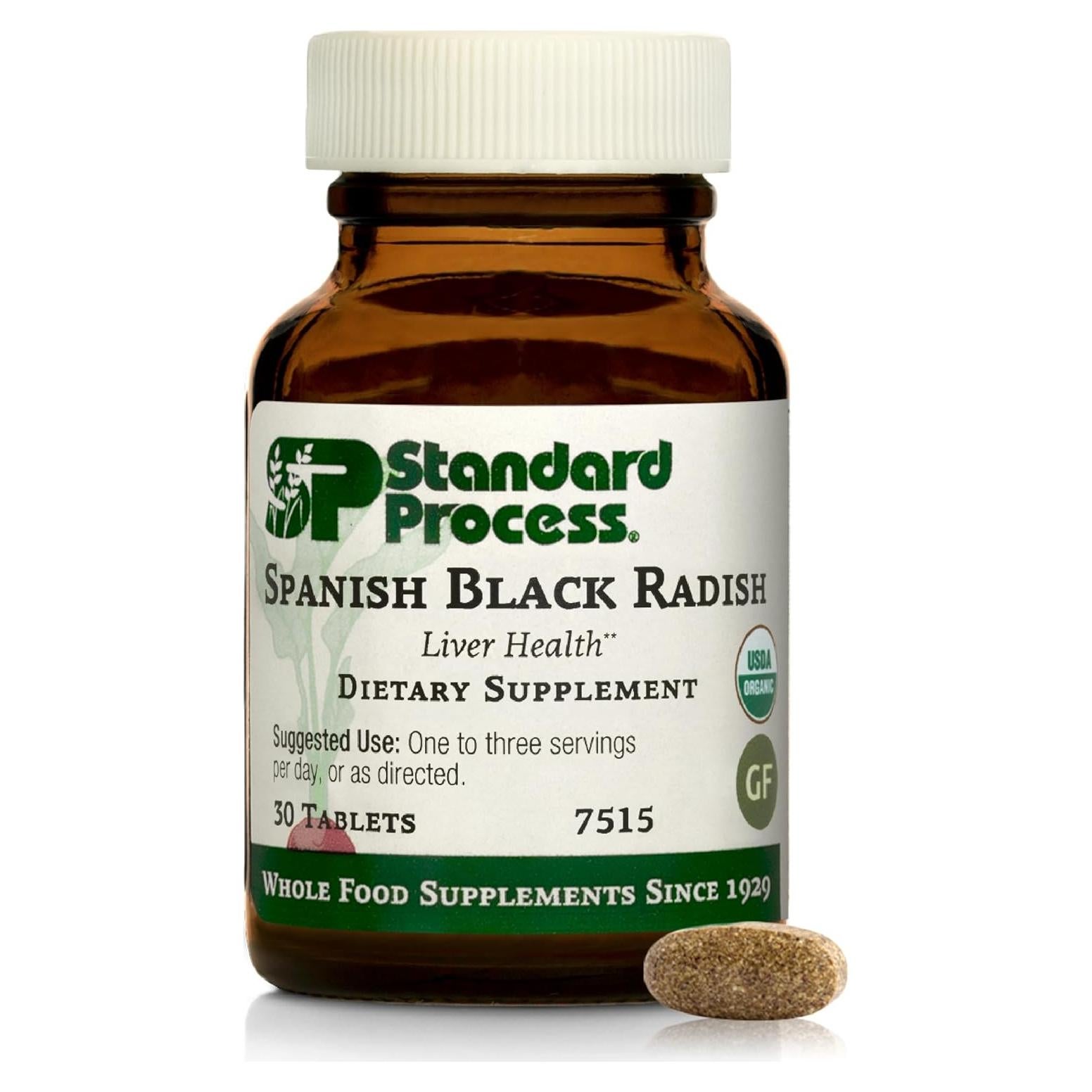 Suplemento Rábano Negro Proceso Estándar 30 Tabletas - Salud Hígado