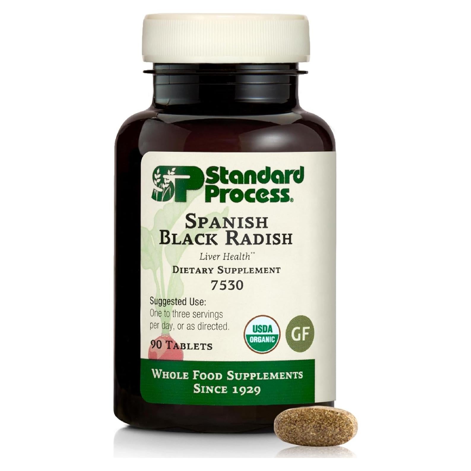 Suplemento Rábano Negro Proceso Estándar 90 Tabletas - Salud Hígado