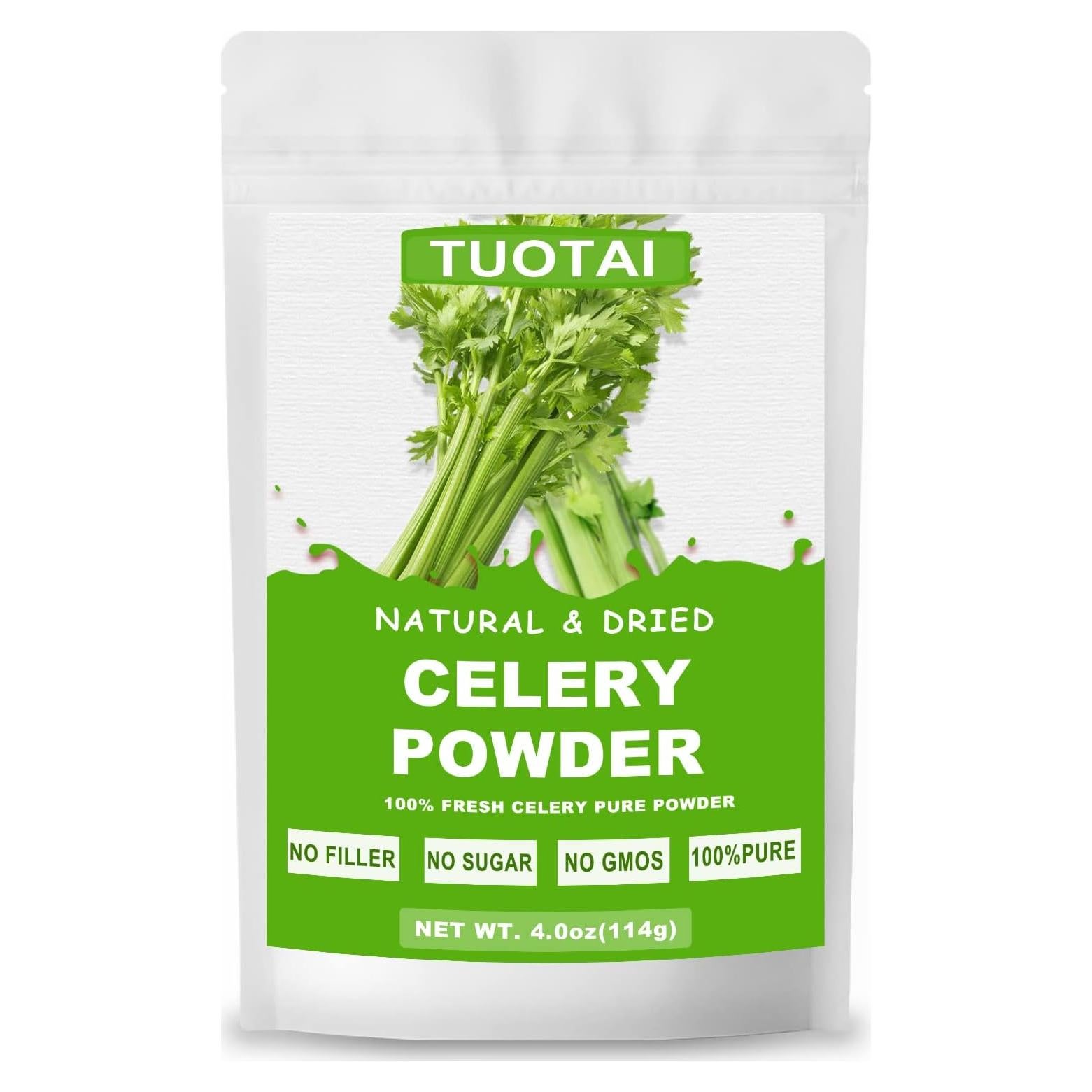 Polvo de Apio Natural TUOTAI 113g - Rico en Antioxidantes