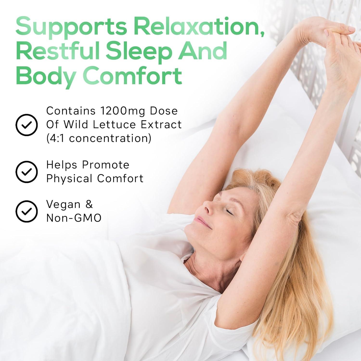 Extracto de Lechuga Silvestre Parker Naturals 1200mg 60 Cápsulas