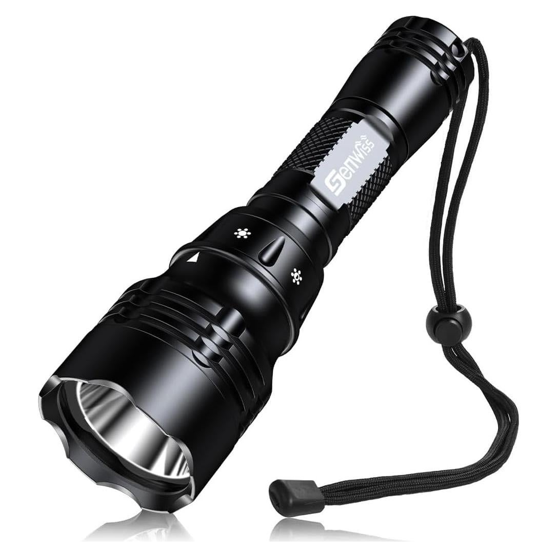 Linterna de Buceo Genwiss GN-T41 2000 Lúmenes Impermeable