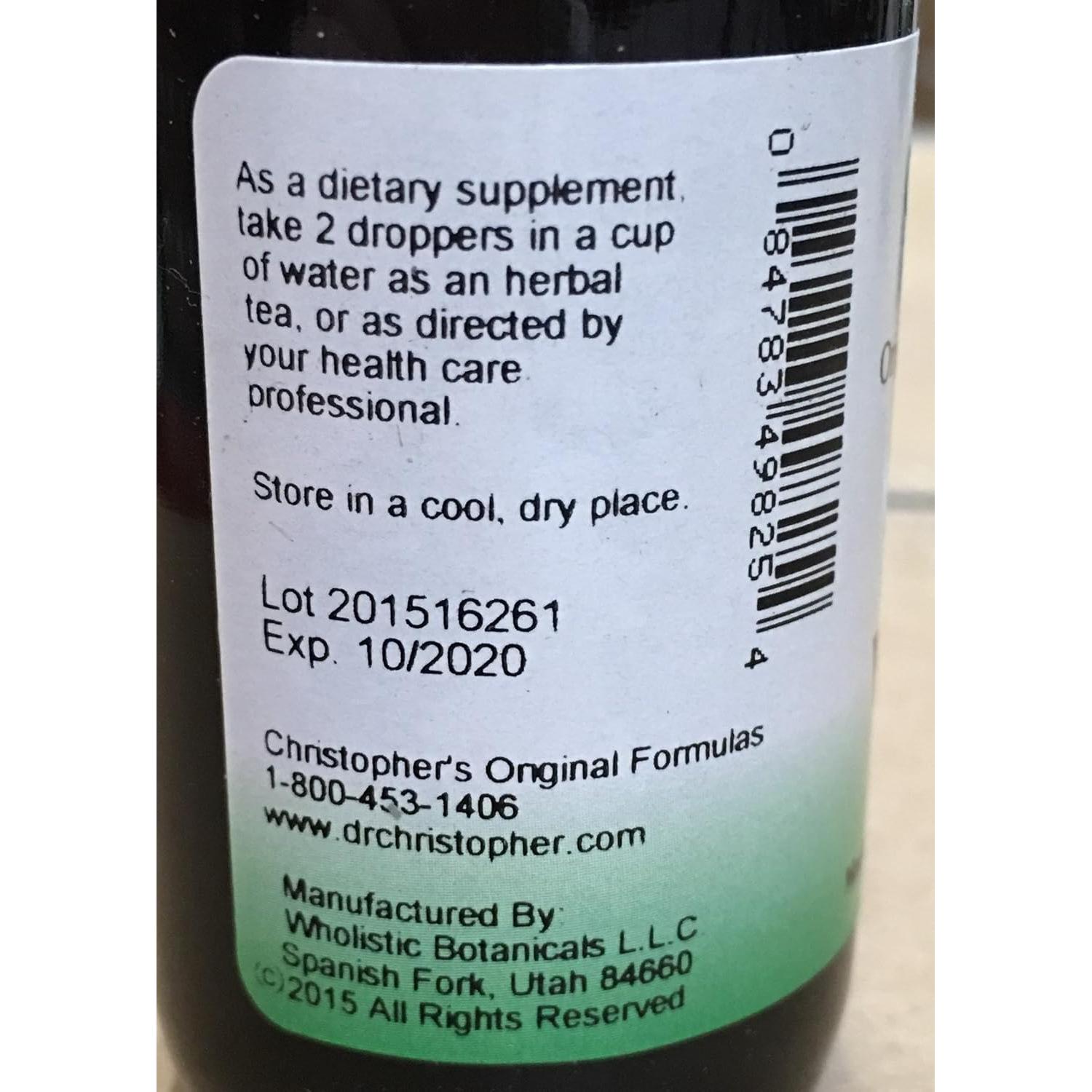 Fórmula de Nervio de Valeriana Dr. Christopher 59 ml