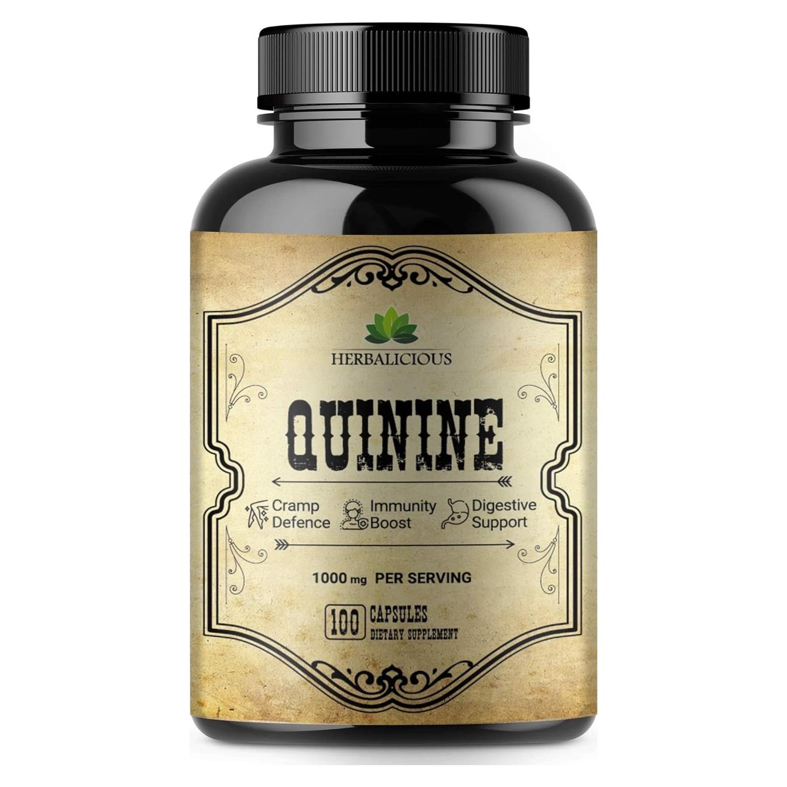 Cápsulas de Quina Herbalicious 500mg - Suplemento Natural 100% Orgánico