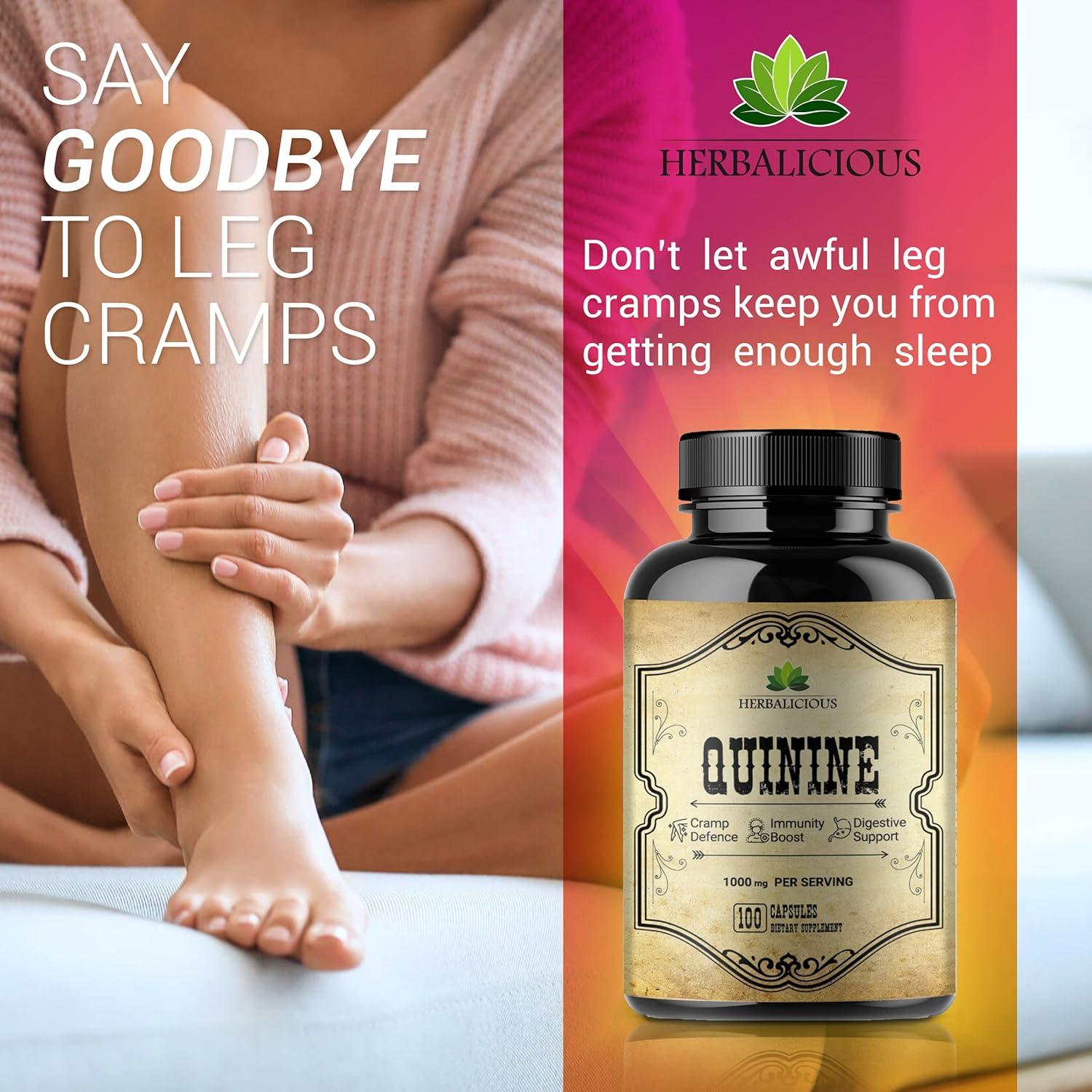 Cápsulas de Quina Herbalicious 500mg - Suplemento Natural 100% Orgánico