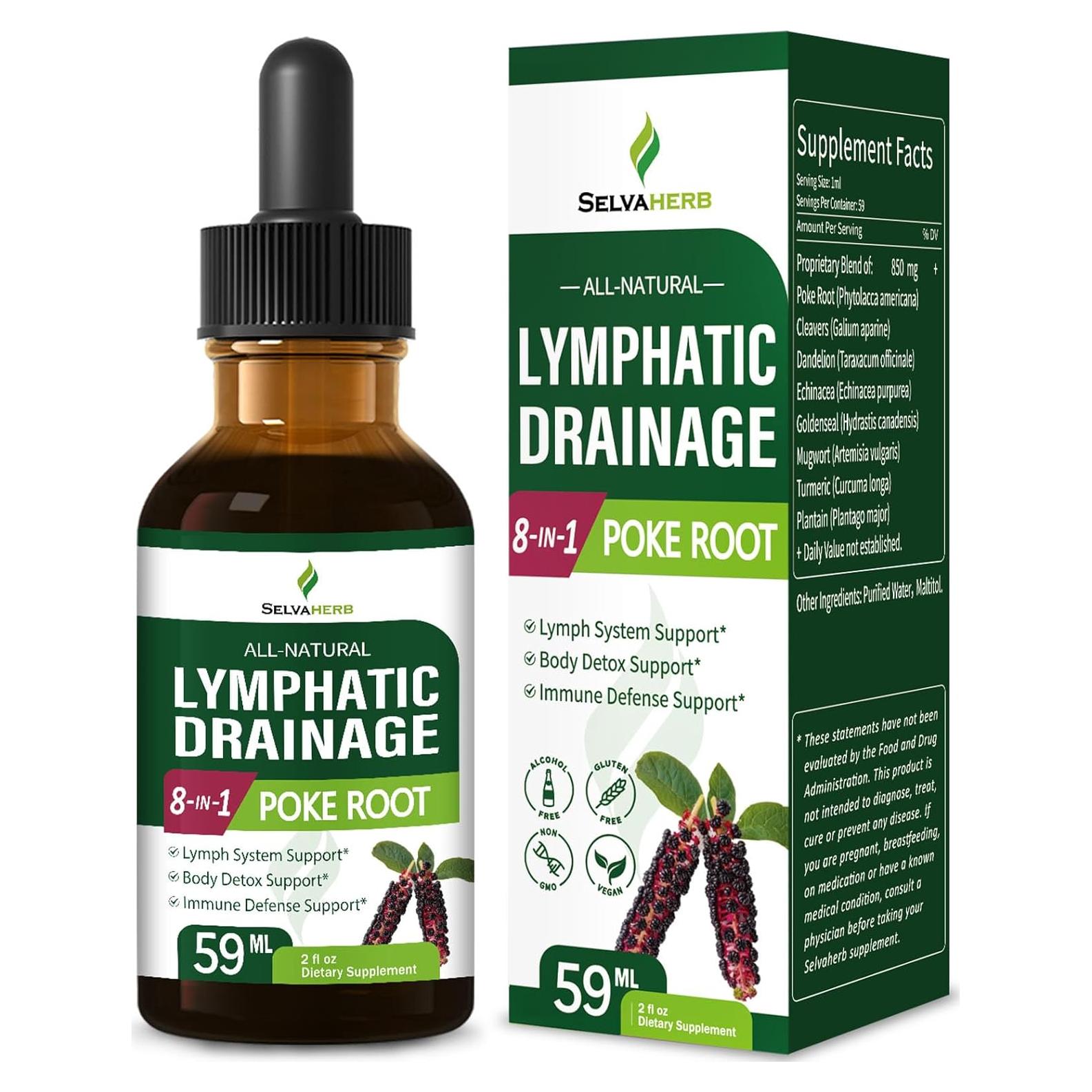 Gotas de Drenaje Linfático Selvaherb 59 ml - Desintoxicación