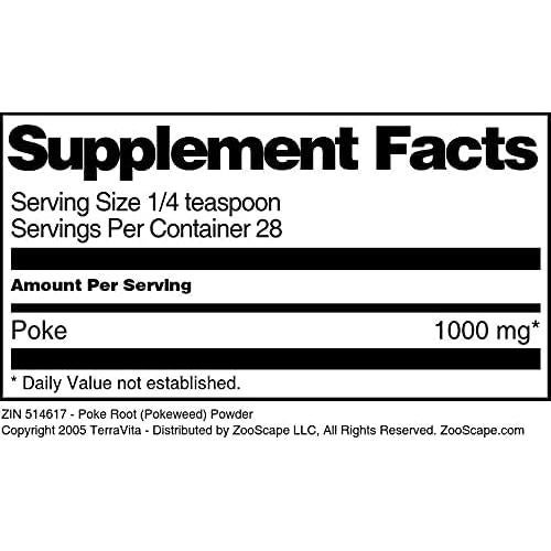 Polvo de Raíz de Poke TerraVita 3 Paquetes de 28.35 g