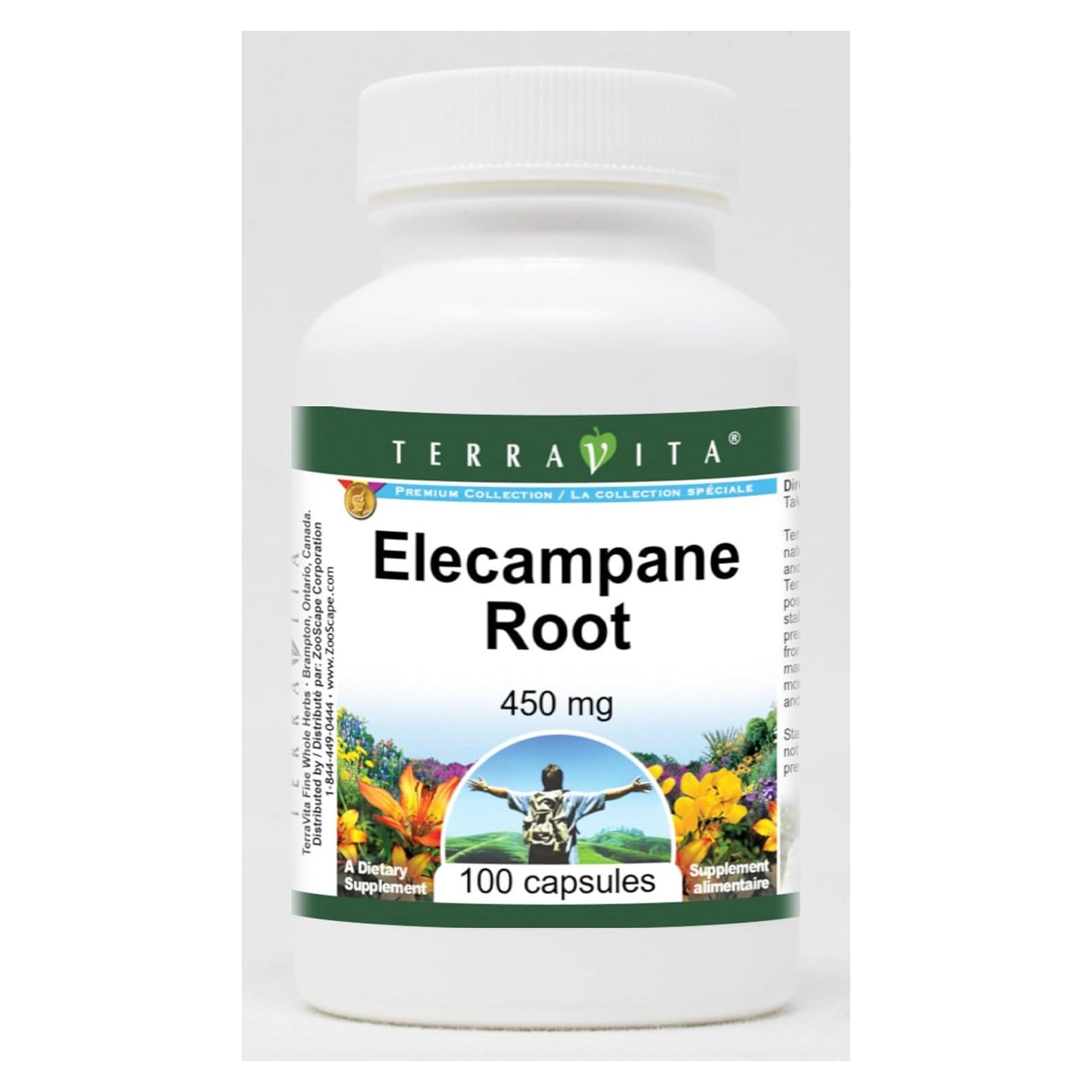 Raíz de Elecampane TerraVita 450 mg - 100 Cápsulas