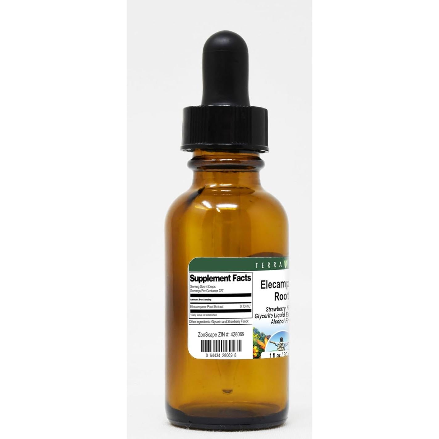 Extracto Líquido de Raíz de Elecampane TerraVita 59.15 ml - Sabor Fresa - Paquete de 2