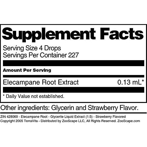 Extracto Líquido de Raíz de Elecampane TerraVita 59.15 ml - Sabor Fresa - Paquete de 2