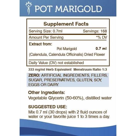 Tintura de Caléndula Sin Alcohol 118.29 ml Nevada Pharm