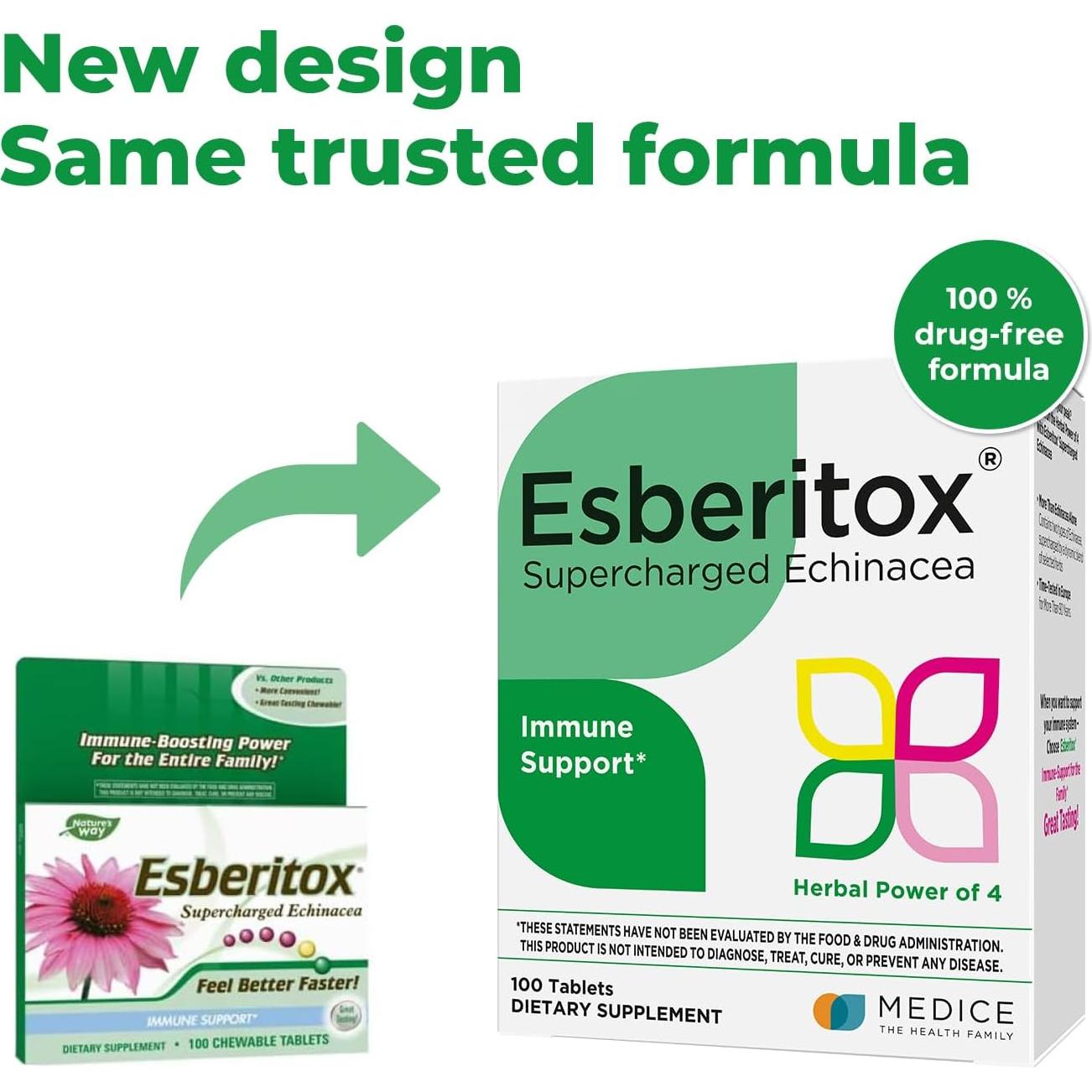 Echinacea Supercargada 100 Tabletas - Suplemento Inmunológico Herbal