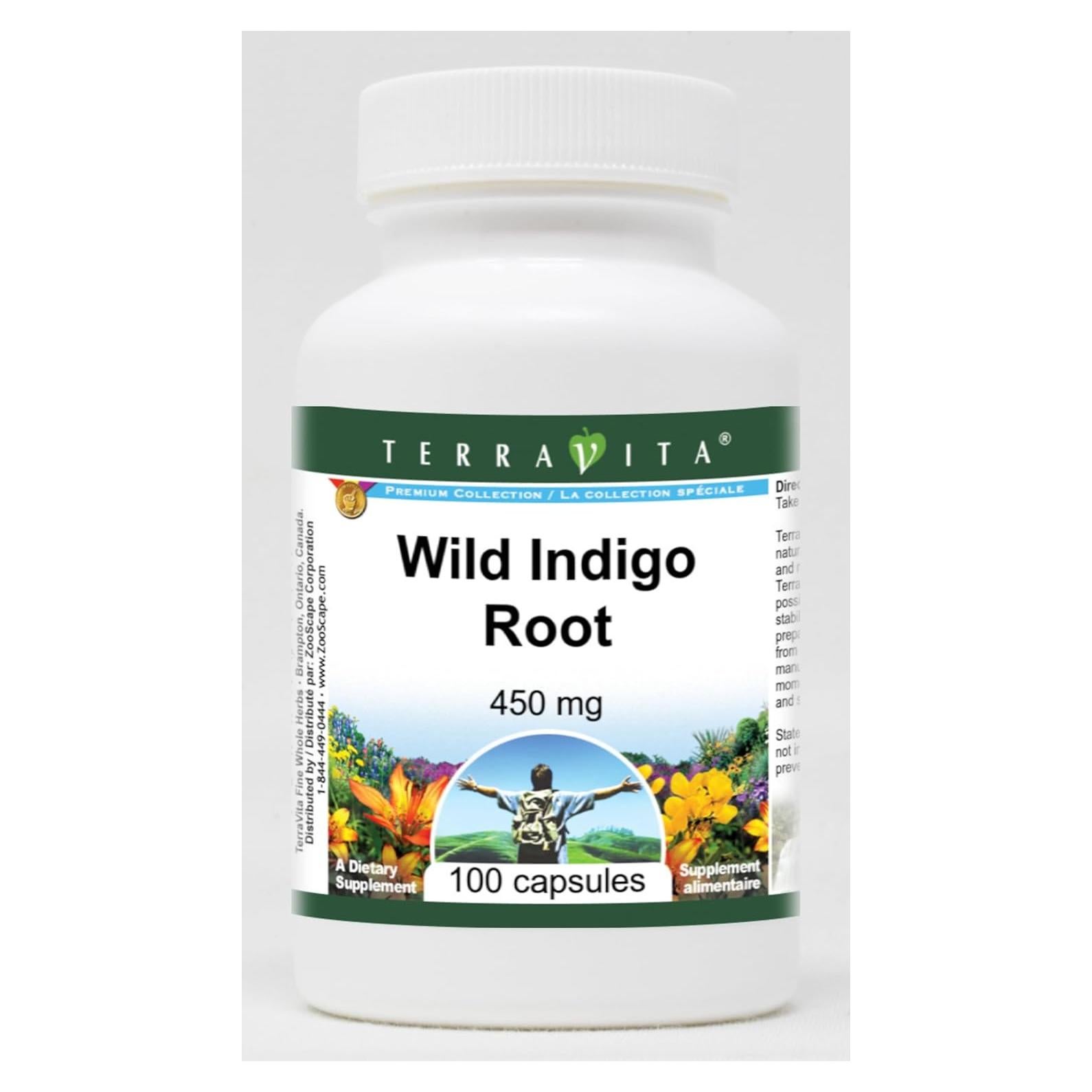 Raíz de Indigo Salvaje TerraVita 450 mg - 100 Cápsulas