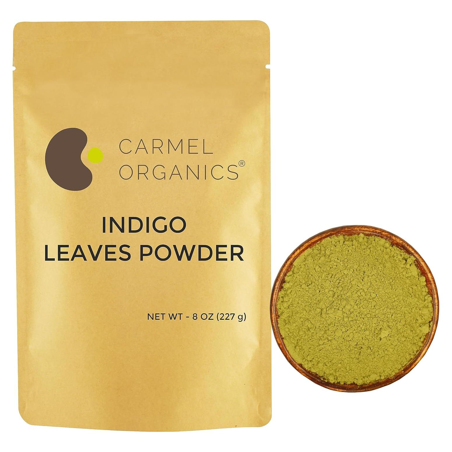 Polvo de Hojas de Índigo Carmel Organics 226.8g Natural