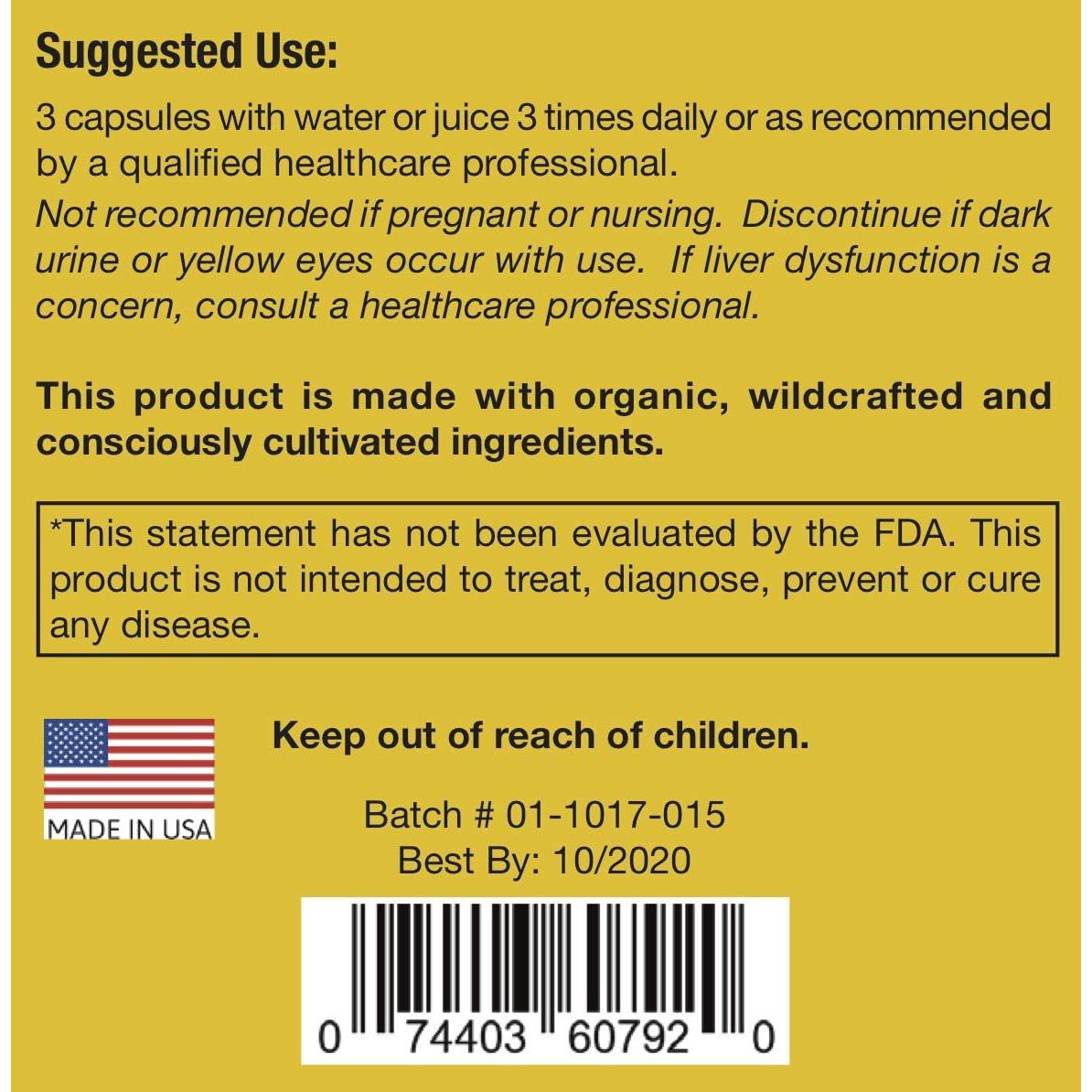 Cápsulas Limpiadoras de Sangre Orgánicas SpeedyVite 120 Unidades