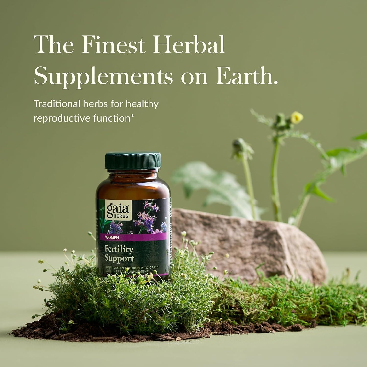 Suplemento de Fertilidad Gaia Herbs - 60 Cápsulas Veganas