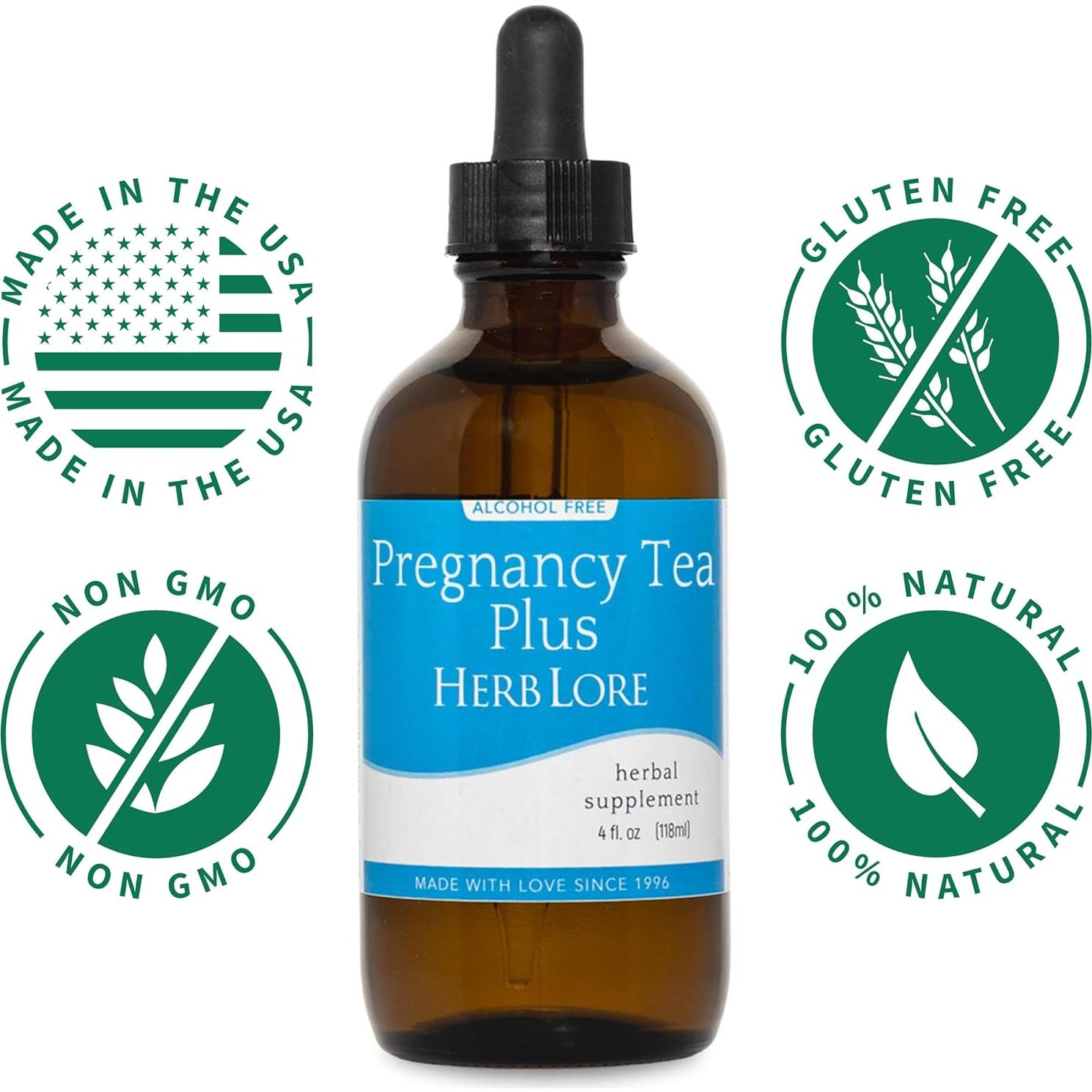 Té de embarazo Herb Lore Plus 118 ml - Preparación parto