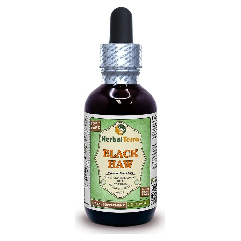 Extracto Líquido de Black Haw Herbal Terra 60 ml Sin Alcohol