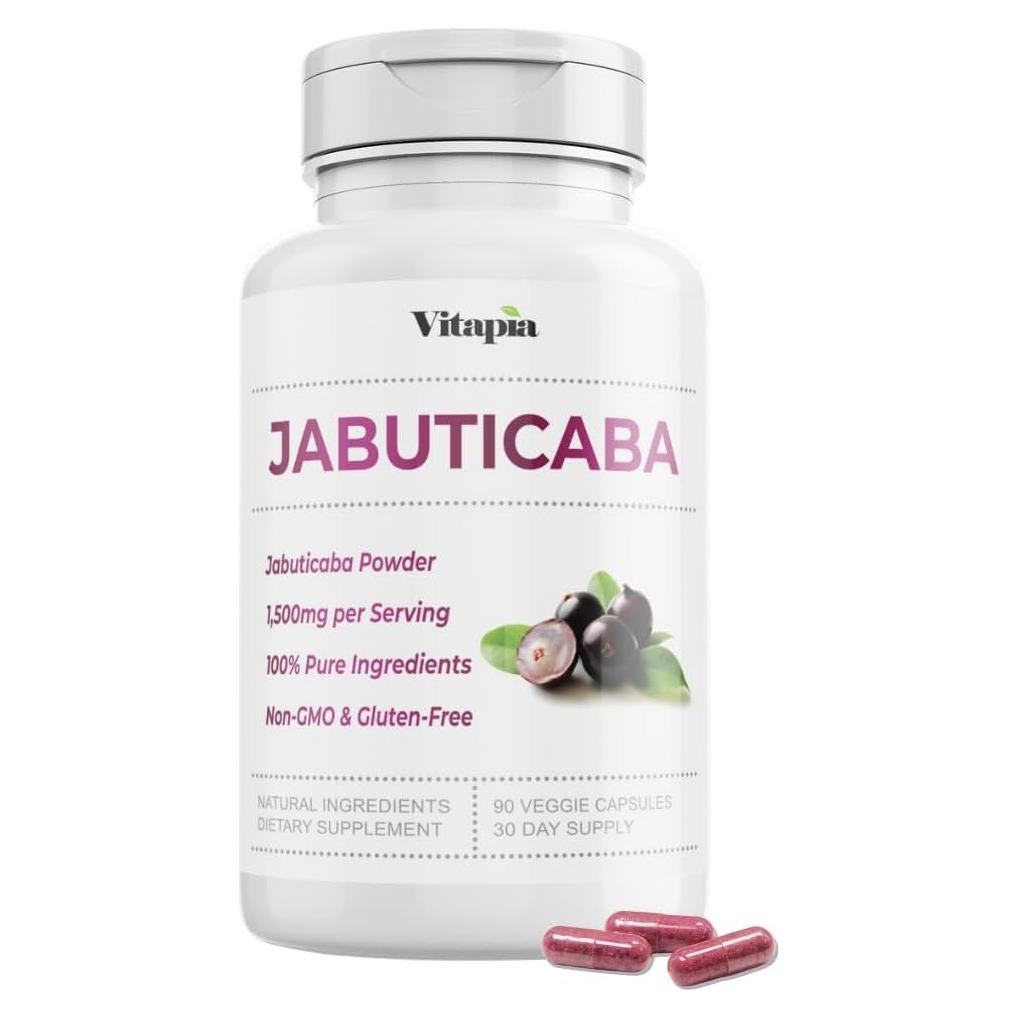 Suplemento Jabuticaba Vitapia 1500mg - 90 Cápsulas Veganas