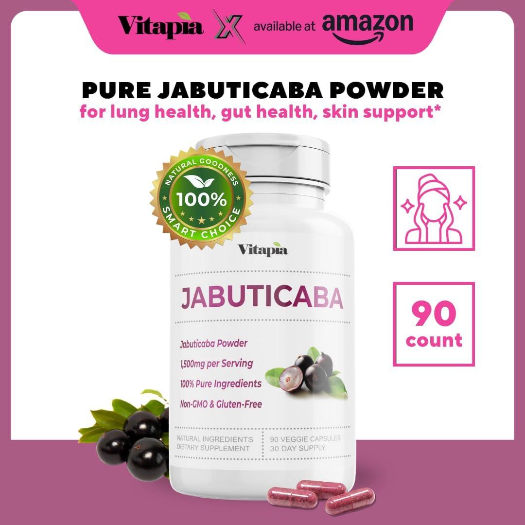 Suplemento Jabuticaba Vitapia 1500mg - 90 Cápsulas Veganas