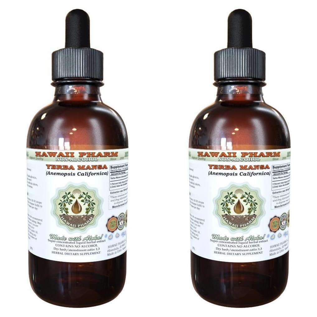 Extracto Líquido Sin Alcohol de Yerba Mansa 240 ml - Hawaii Pharm