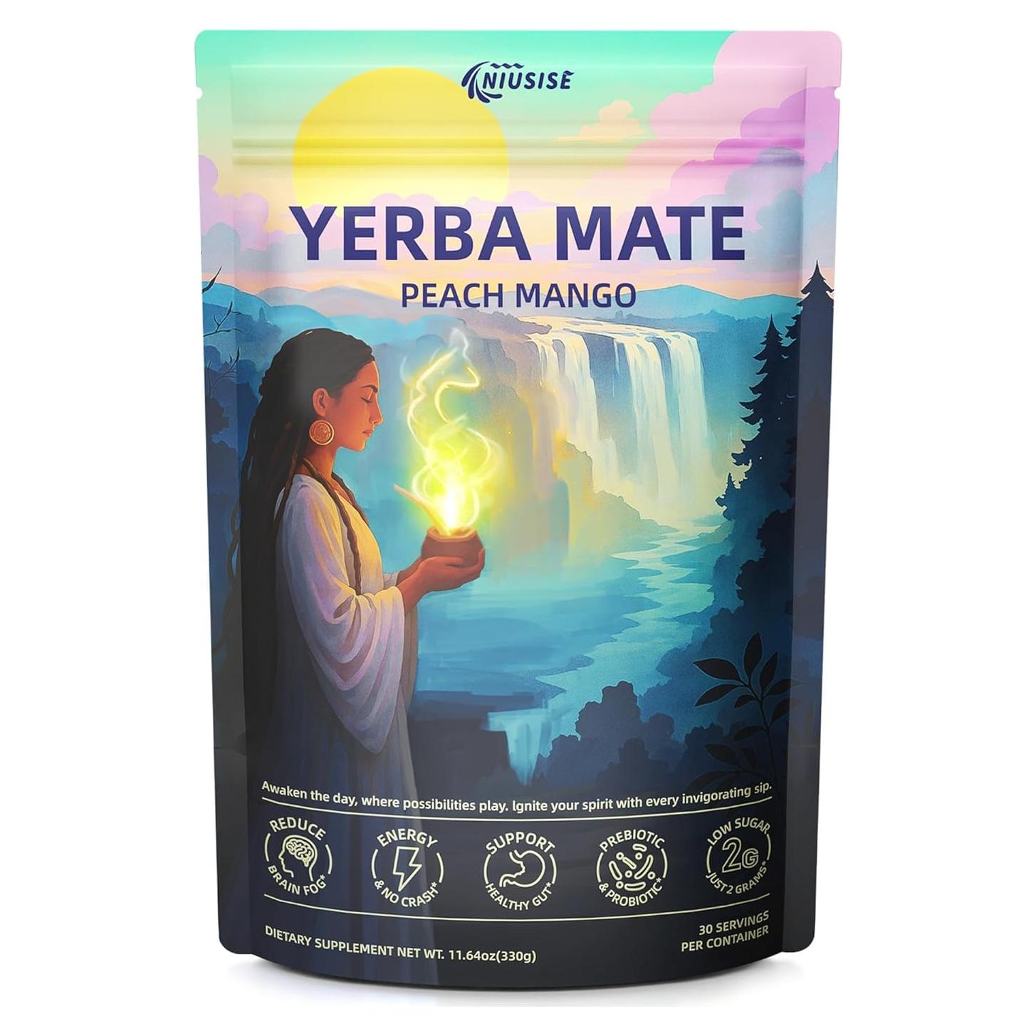 Yerba Mate Té Instantáneo Oneoo Durazno Mango 30 Porciones